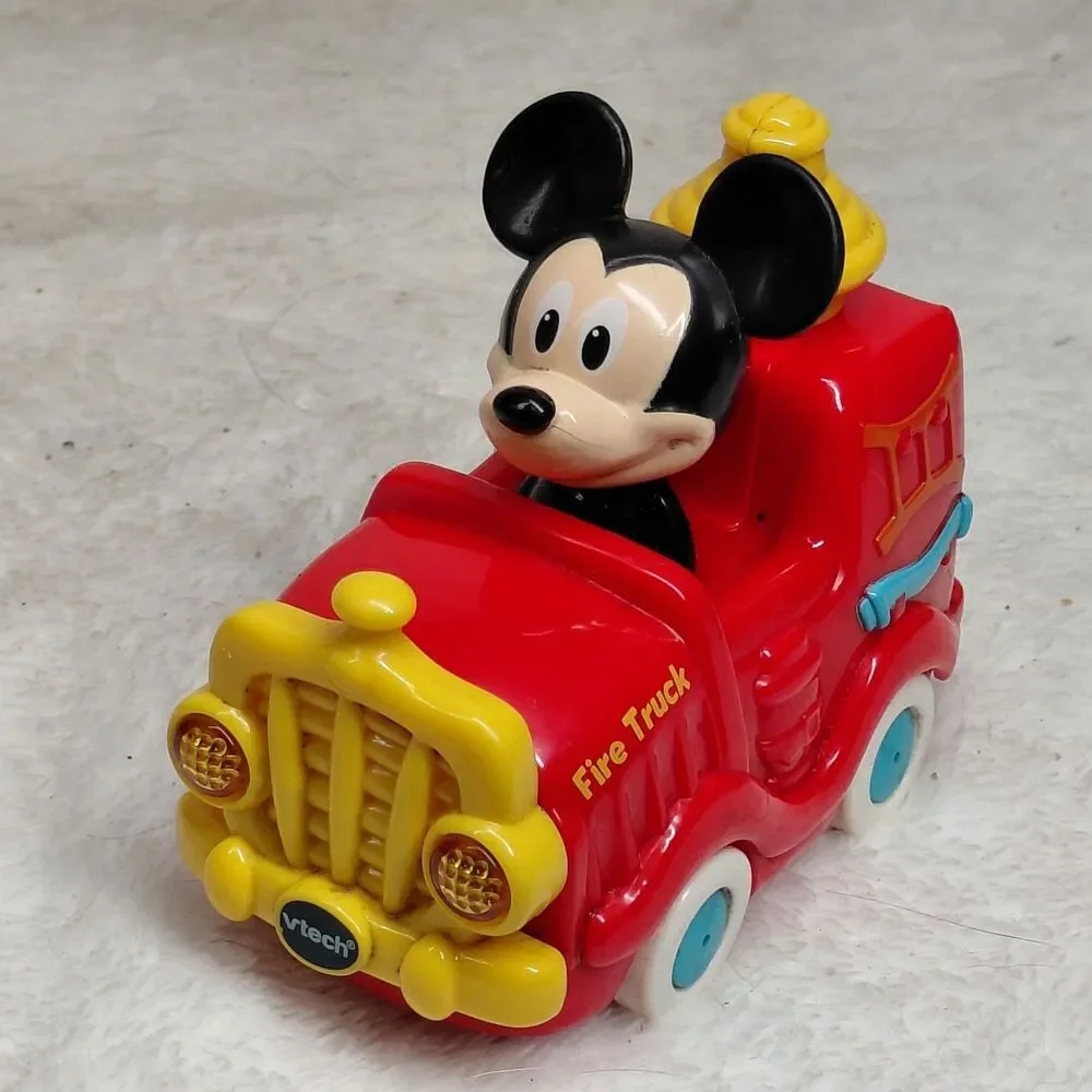 VTech Go Go Smart Wheels Disney Mickey Mouse Fire Truck Interactive Toy Lights